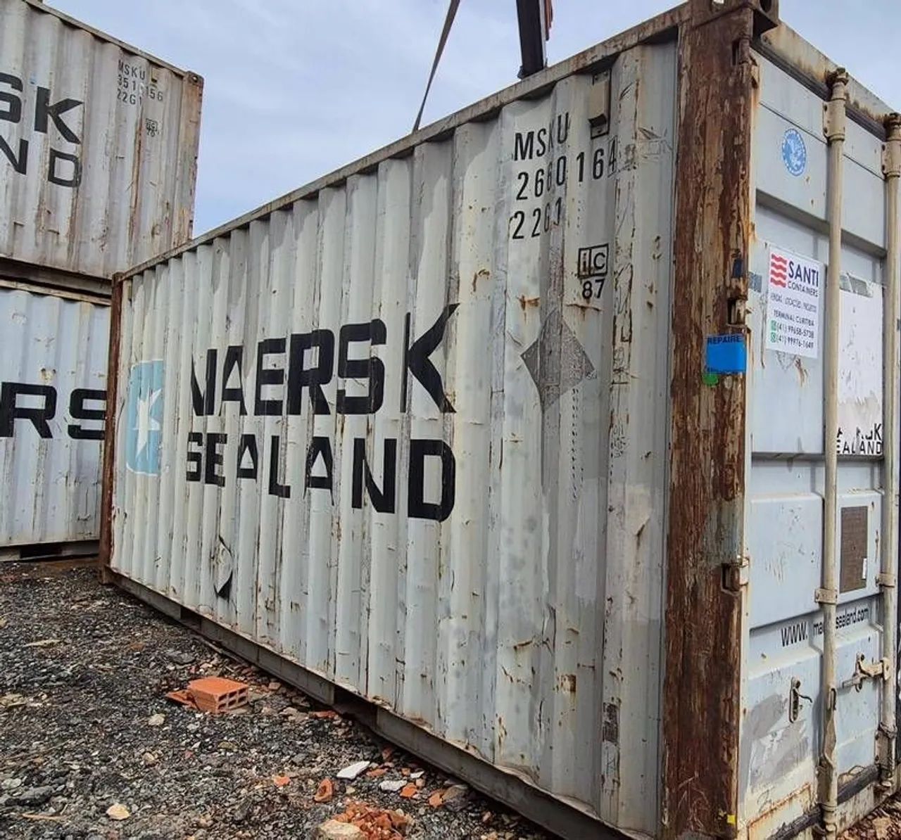 Conteiner Maersk Sealand 6 metros 