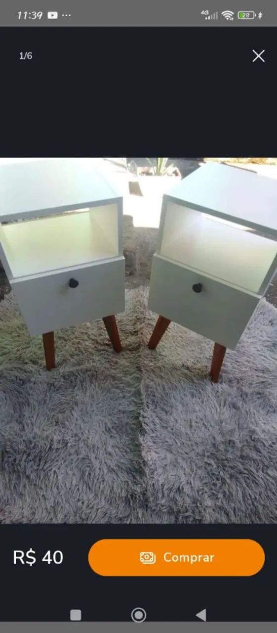 Vendo lindas mesinha de canto e aparador Fabricação própria Black Friday - Foto 4