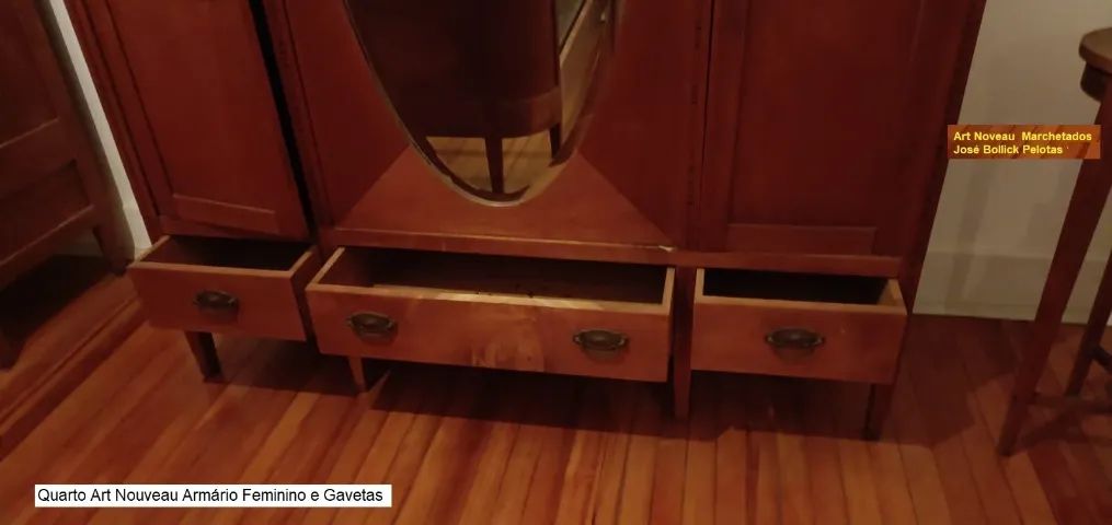 Armário de casal antigo machetado - Foto 5