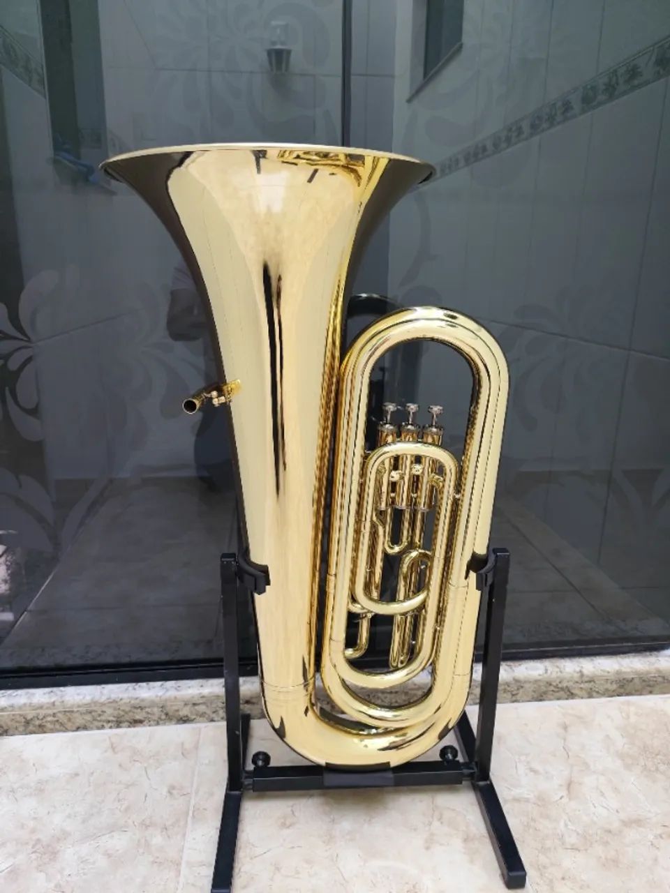 Tuba 3/4 BM Sib - Laqueada R$ 7.500,00 - Aceito trocas - Parcelo 18x - Foto 4