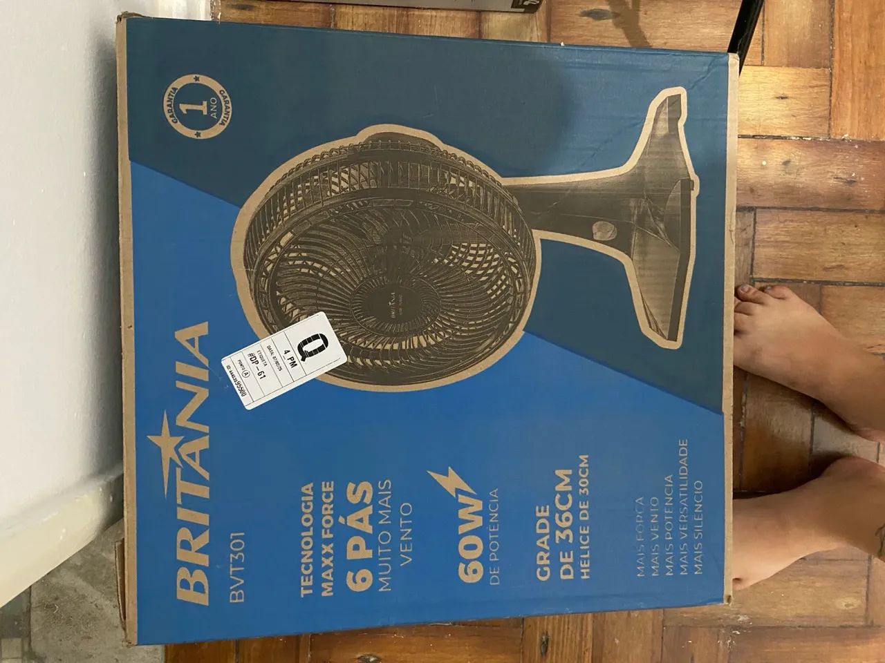 Ventilador de Mesa Britânia 60W Turbo - Foto 3