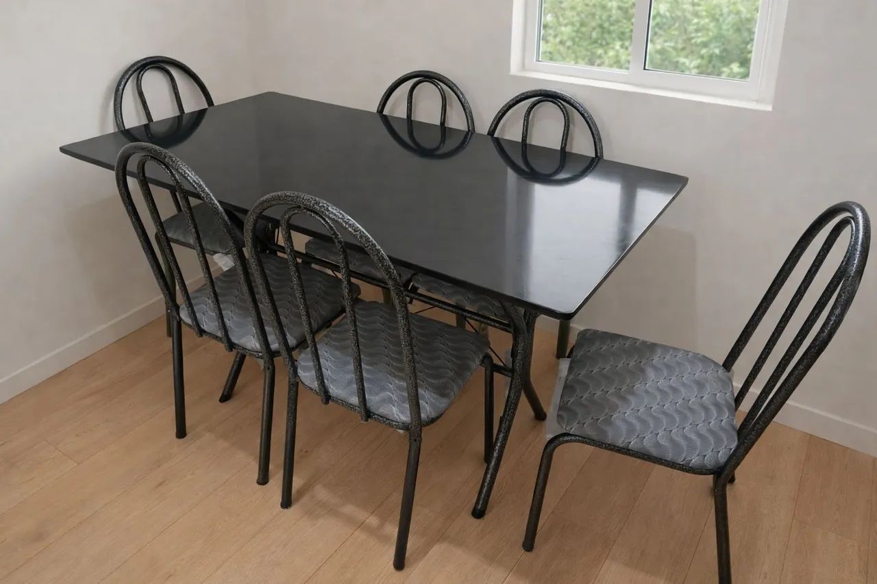 Mesa de jantar nova preço de fábrica entrego e monto