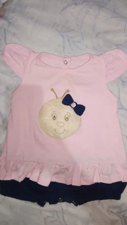 Body Bebê Menina Abelhinha