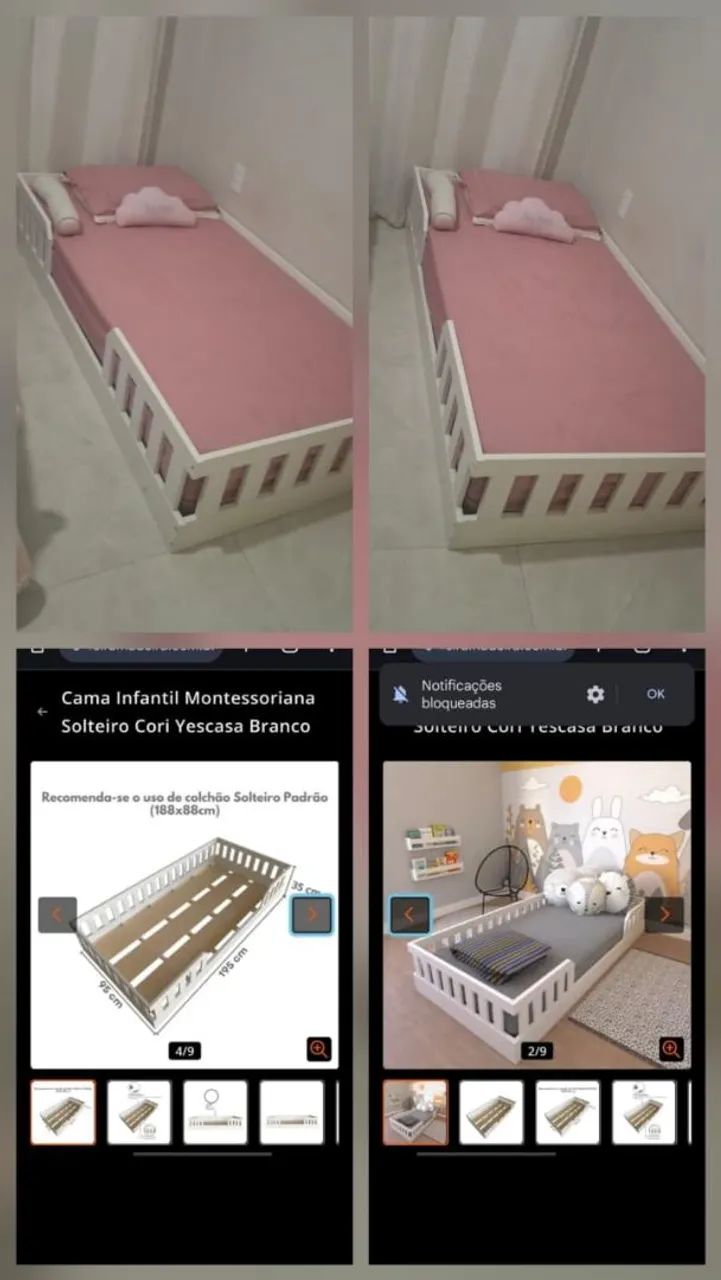 Cama montessoriana