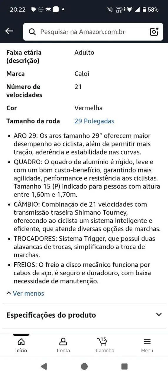 Caloi Vulcan aro 29 - Foto 5