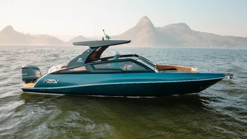 Lancha Azov Z260 Open P\ 14 Passageiros + Banheiro + Espaço Gourmet - Foto 3
