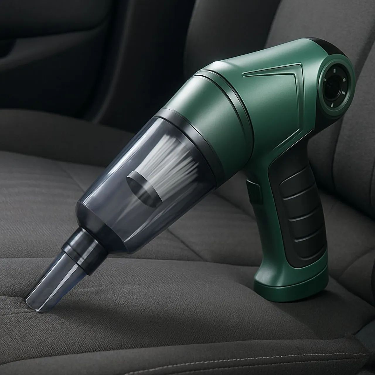 Aspirador de Pó Portátil para Carro - Limpeza Eficiente