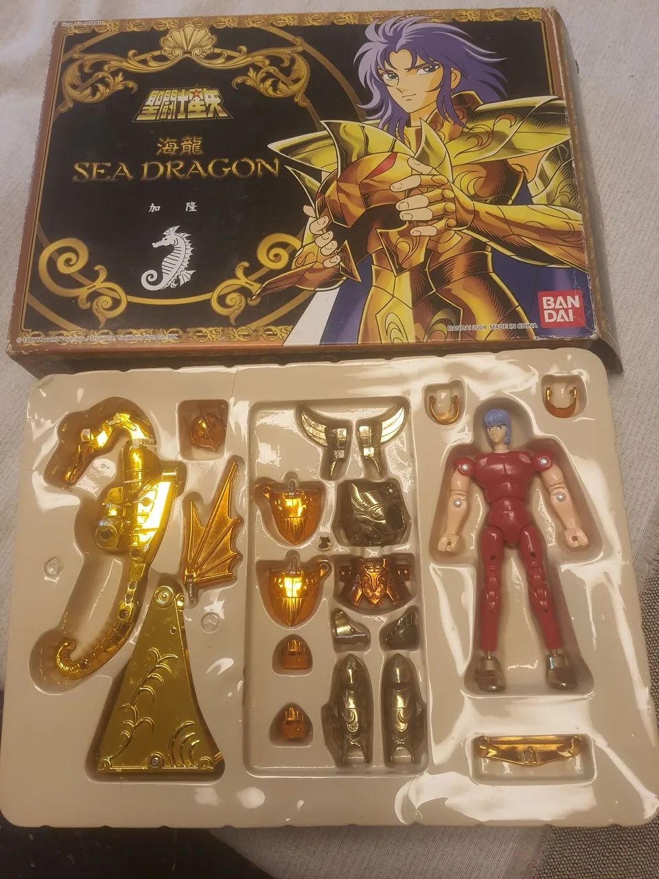 Boneco Cavaleiro do Zodíaco Sea Dragon