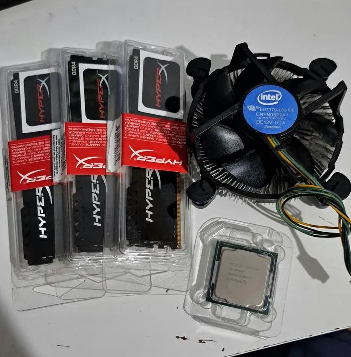 Kit Intel Core i3 10100F + 8GB DDR4 + SSD Kingston 120GB