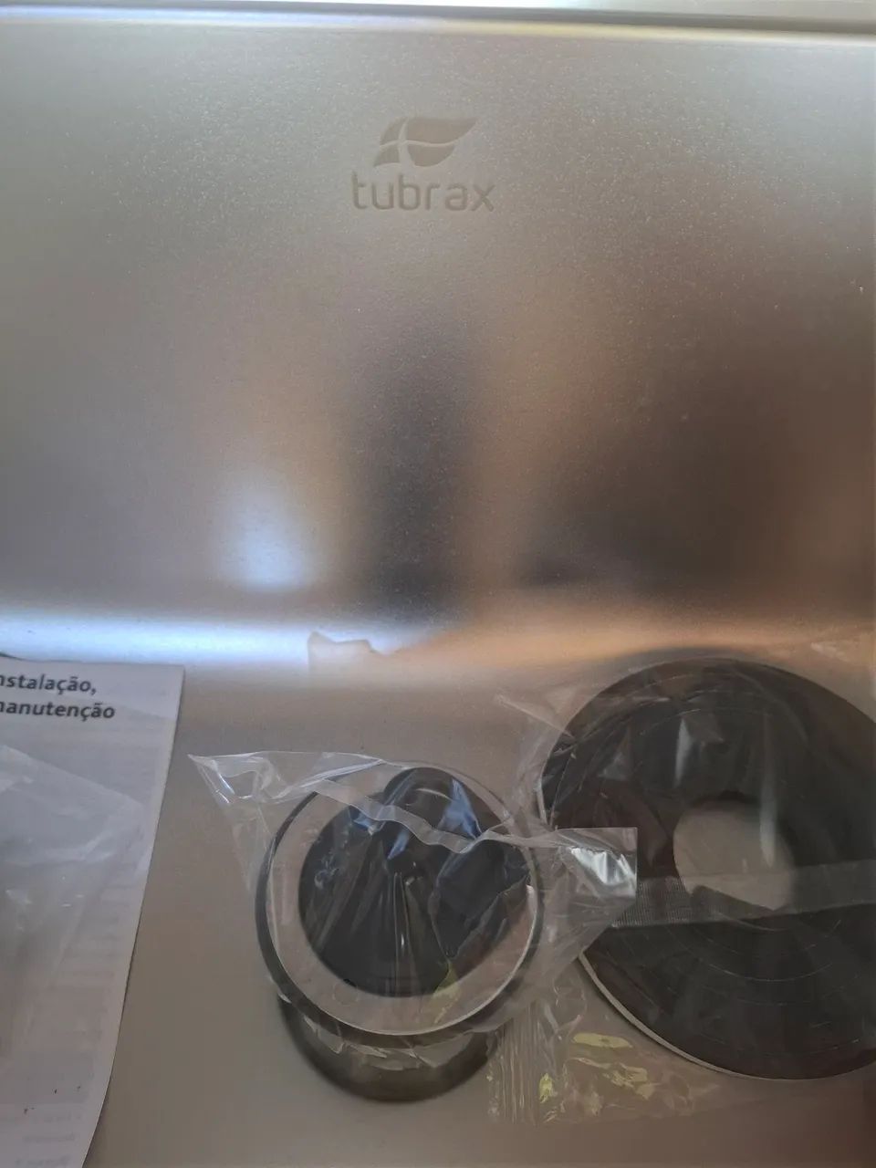 Cuba de cozinha/lavanderia em aço inox nova - Foto 3