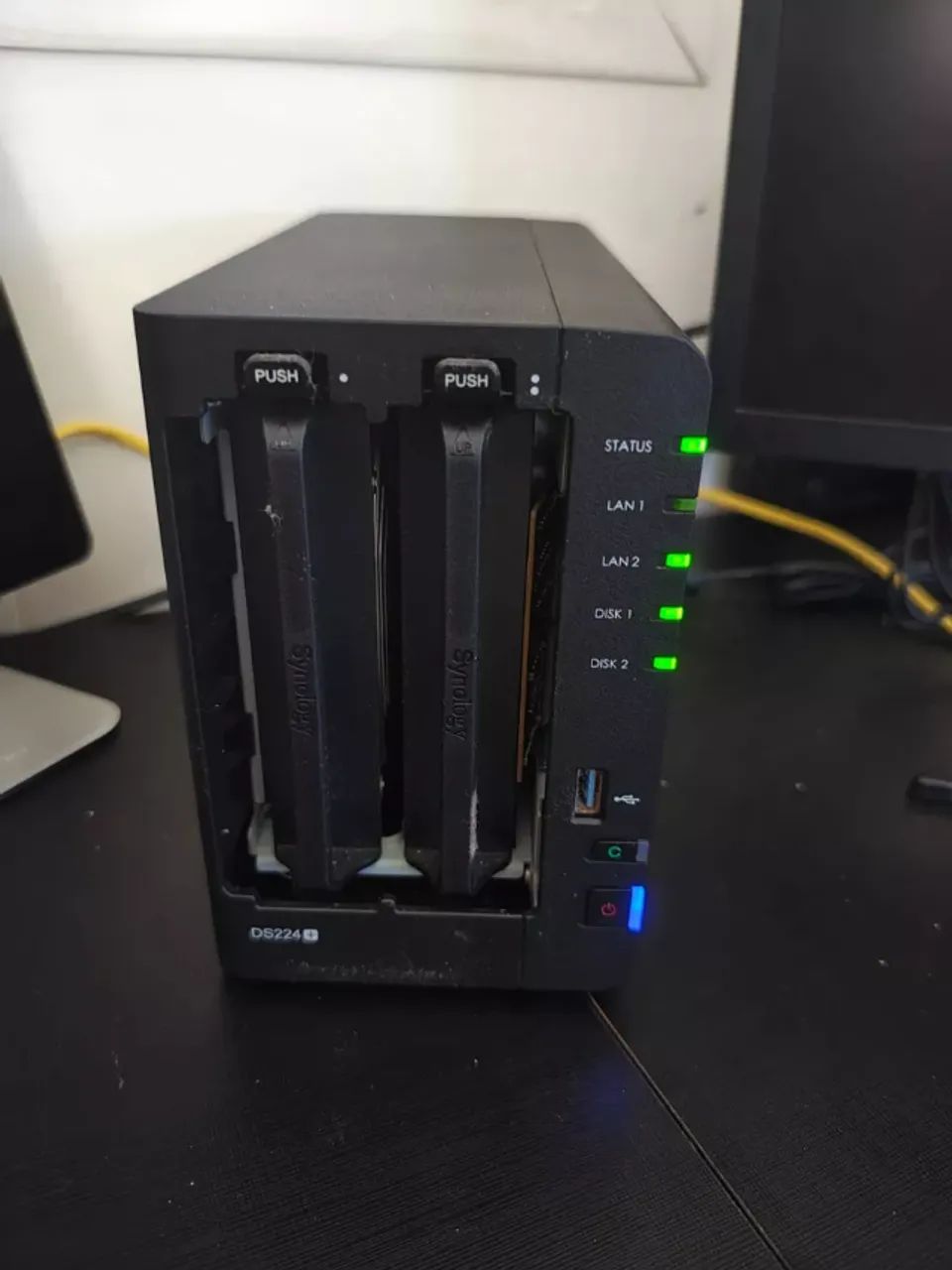 Servidor Nas Synology Ds224+ Com 2 Baias + 16tb - Aceito Troca Macbook - Foto 4