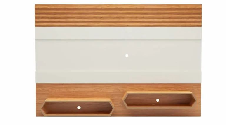 Painel até 65? Mônica PA22 Off White/Freijó - DALLA COSTA - Foto 4