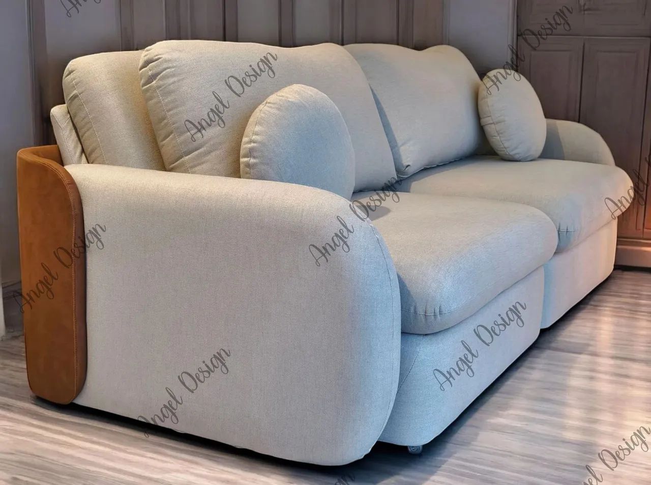 Sofá Modular Cinza Confortável e Elegante slim  - Foto 2