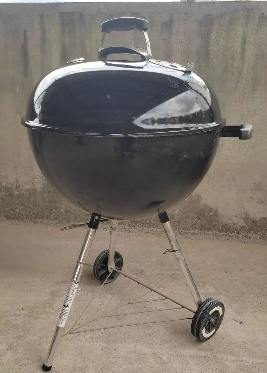 Churrascaria a carvão redonda compact Weber  - Foto 3