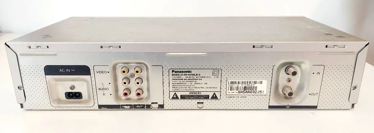 Videocassete Panasonic NV-HV60LB-S em bom estado funcionando - Foto 4
