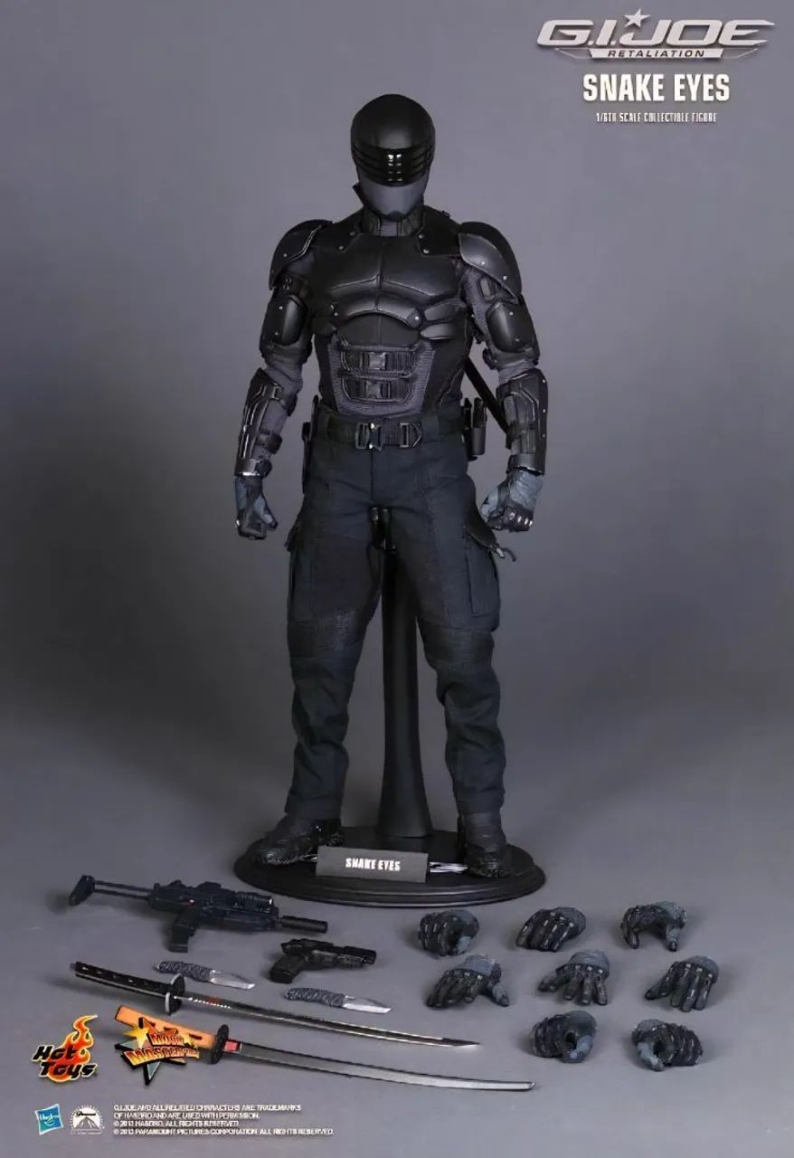 Hot Toys G.I.Joe Snake Eyes Retaliation MMS192 - Action Figure 1/6