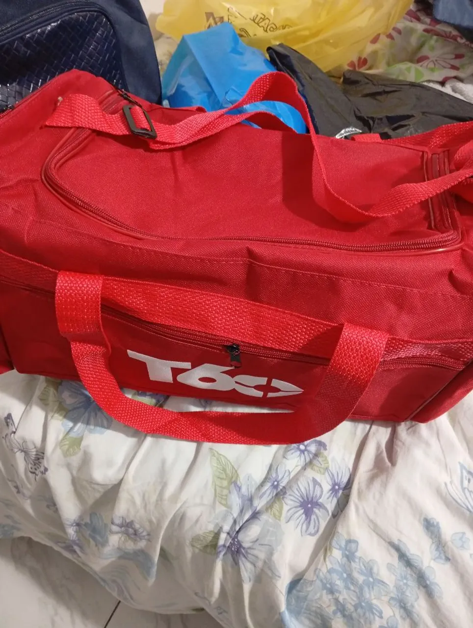 Bolsa esportiva vermelha T&G