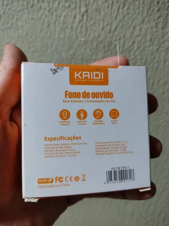 Fone com Fio Type-C - Foto 2
