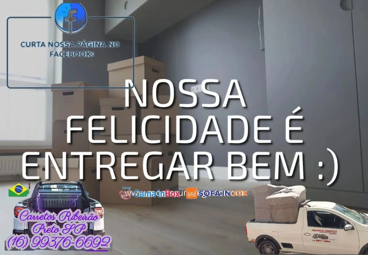 Faço Pequenos transportes Carretos Mudanças - Foto 3