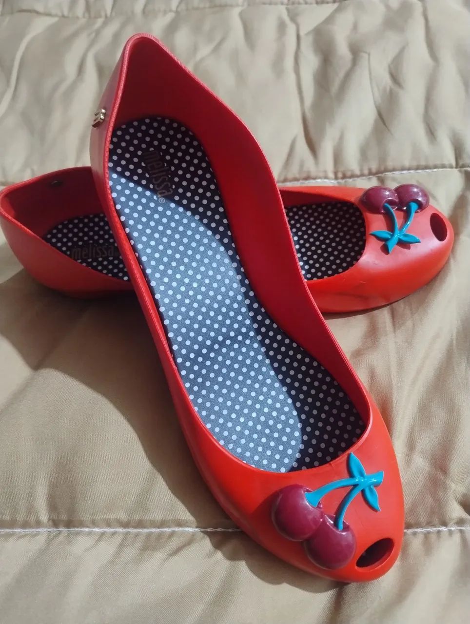 Sapatilha Melissa Ultra girl Cherry Vermelha - Foto 2