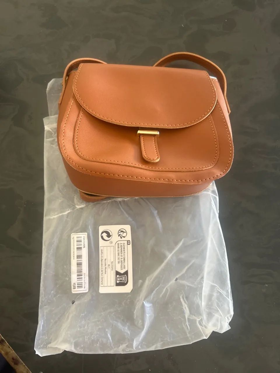 Bolsa de Ombro Clássica - Cor Marrom - Foto 4