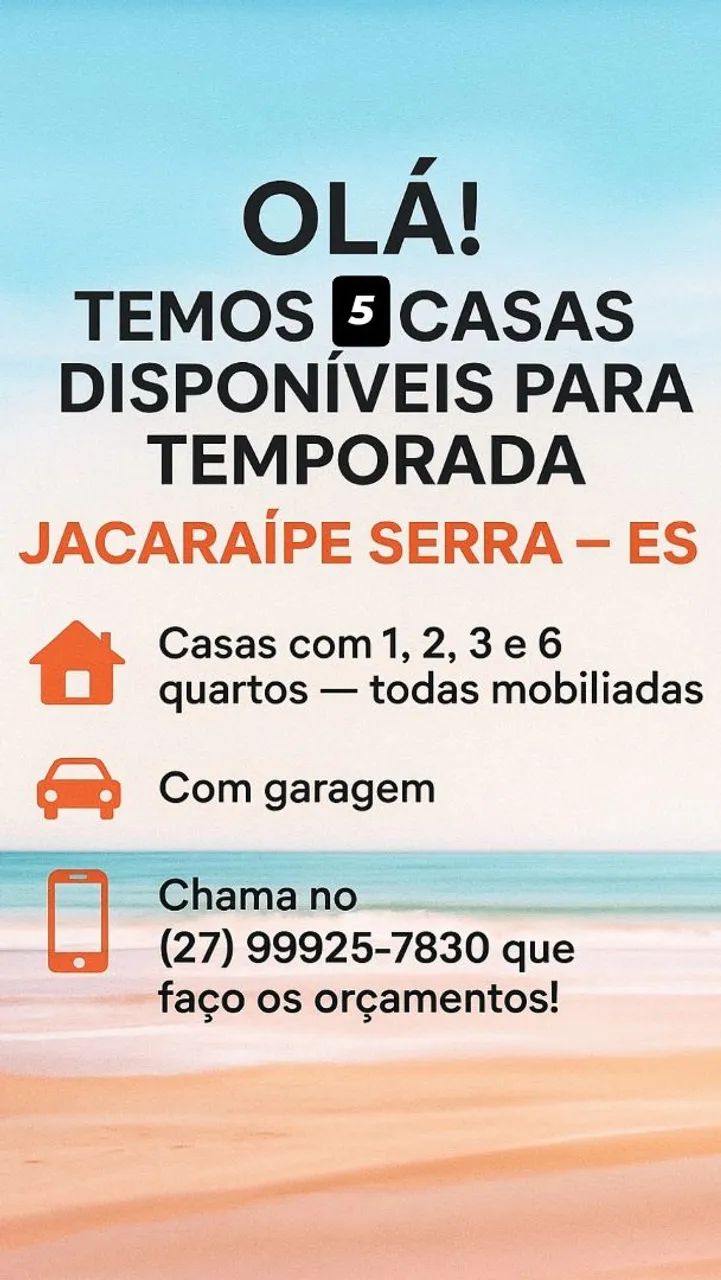 CASAS NA QUADRA DA PRAIA JACARAÍPE 