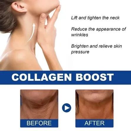 Colágeno, clareador, reduz linhas e hidrata. Creme para o pescoço EELHOE 20g de  - Foto 2
