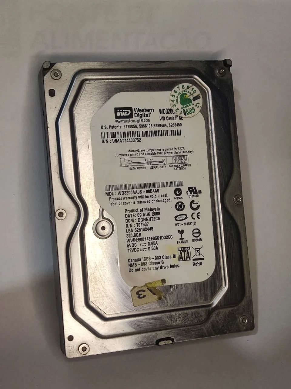 HD 320GB64167715196673120