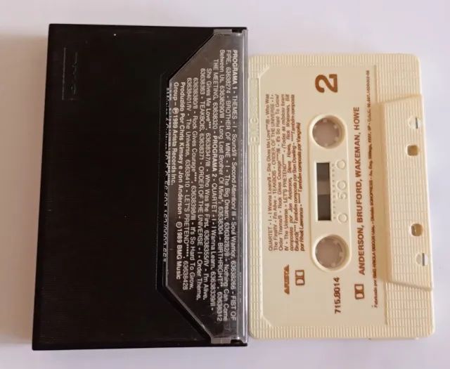 Fita K7 Cassete Anderson Bruford Wakeman Howe - Foto 2