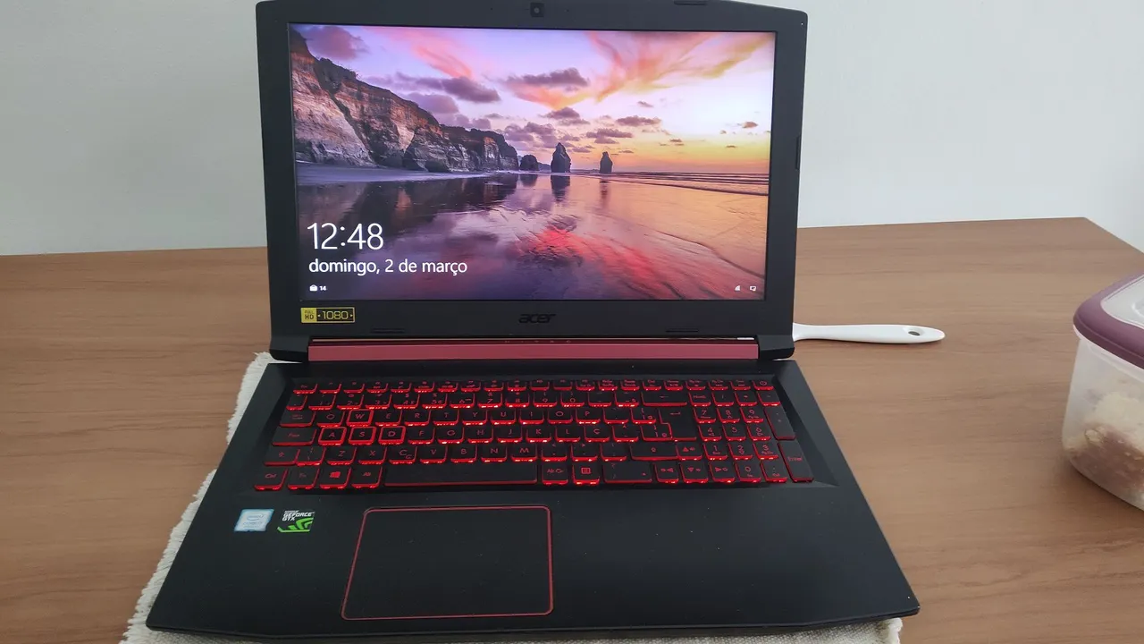 Vendo Notebook Gamer Acer Nitro 5 com upgrade