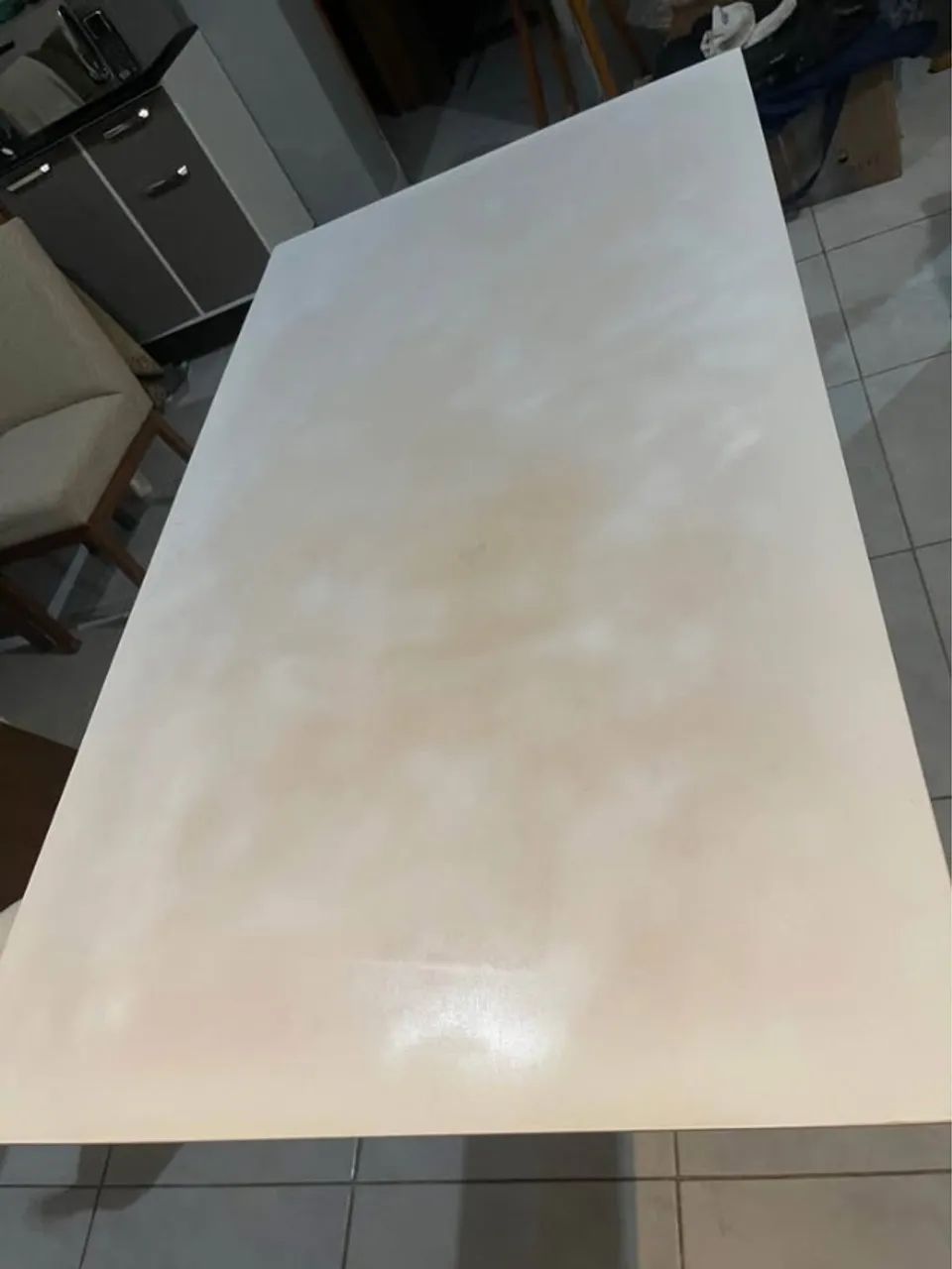 Mesa de Jantar 8 lugares MDF Muito Reforçada