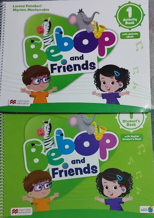 Livro de inglês escolar bebop and friends 1