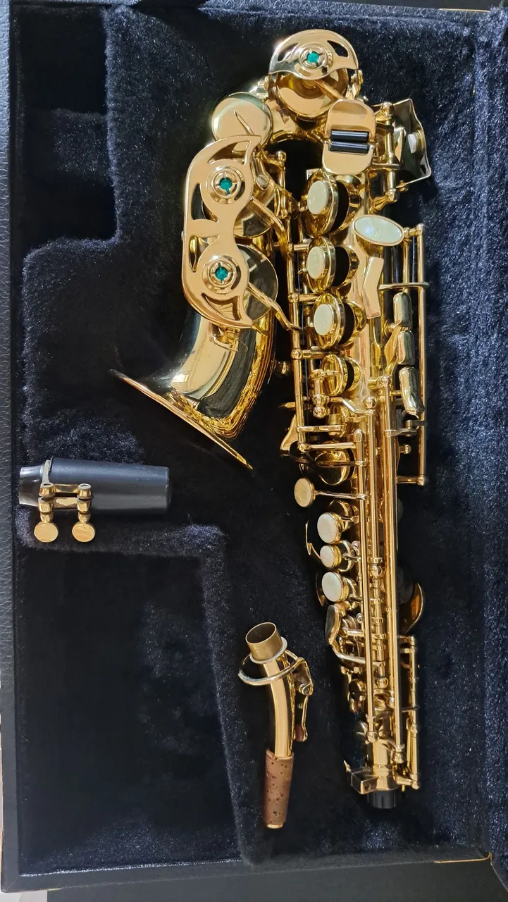 Saxofone soprano curvo Eagle SP 508
