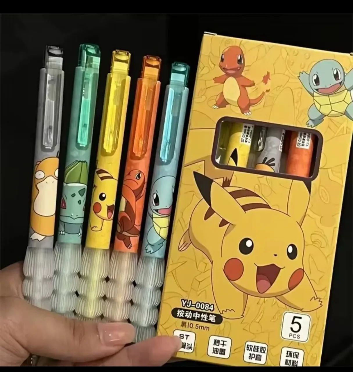 Conjunto de 5 canetas do Pokémon  - Foto 2
