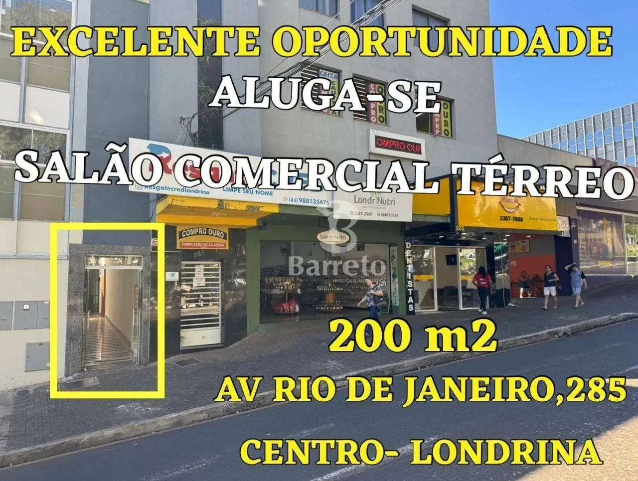 Sala para alugar, 50 m² por R$ 3.000,00/mês - Centro - Londrina/PR