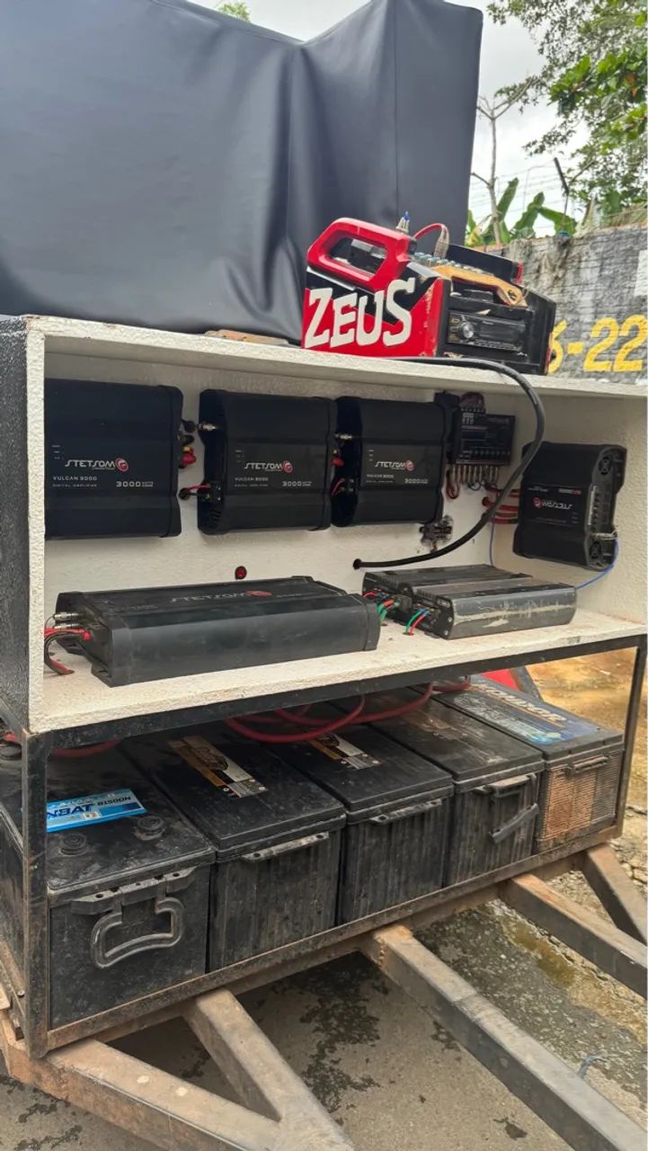 PAREDÃO DE SOM C/ CARROCINHA - Foto 4