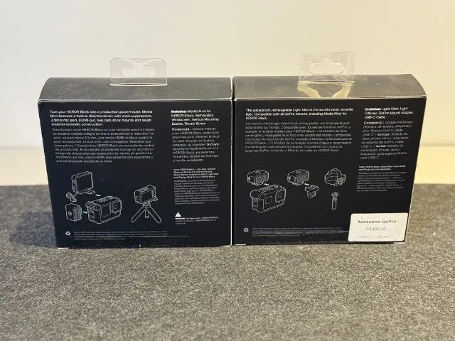 GoPro KIT Media Mod e Light Mod - Nunca usado.  - Foto 2