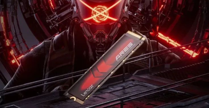 OlxPay Lexar Ares 1T 4.0 7400mb/s Compativel Com Ps5/PC/Notebook - Foto 3