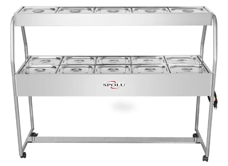 Buffet Combinado Spolu 10 Cubas Quentes 5 Cubas Frias 220v - Foto 4