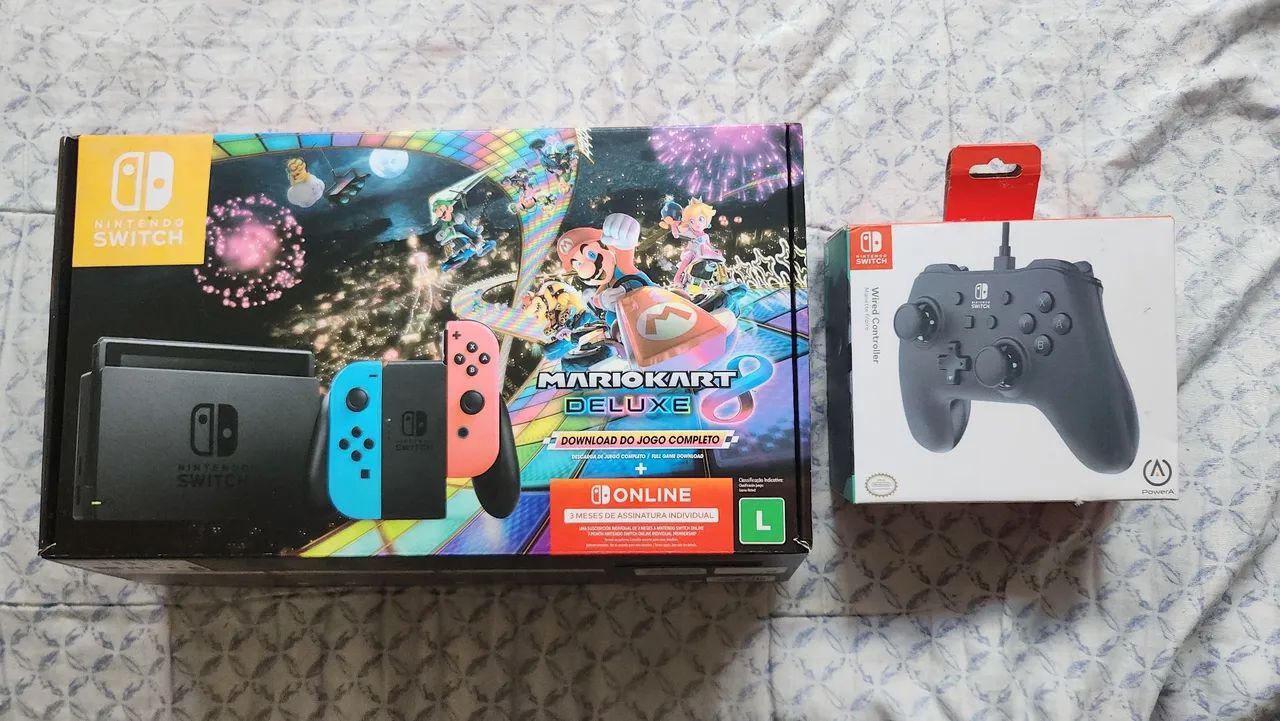 Nintendo Switch Completo com Case e Controle adicional  - Foto 2