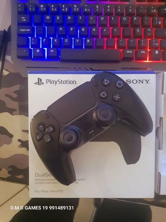 Controle DualSense para PS5 impecável 