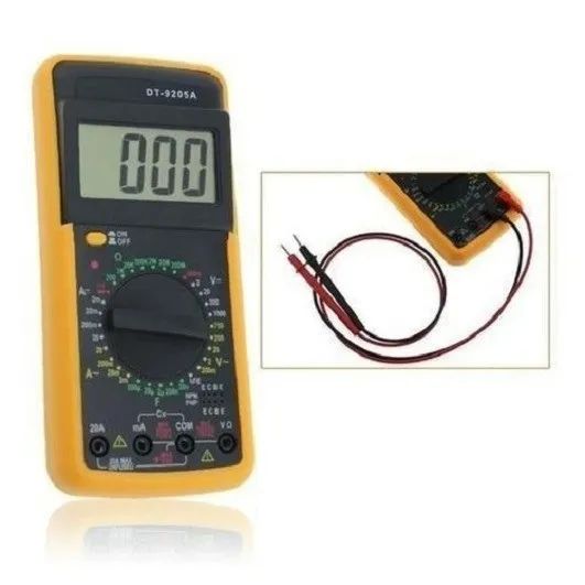 Multímetro Digital Profissional Capacímetro Bateria Portátil63824102519939120