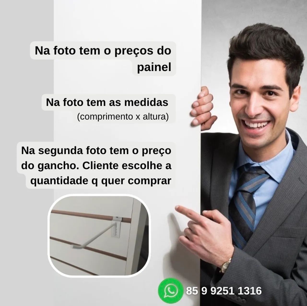 Expositor canaletado estilo industrial novo  - Foto 3