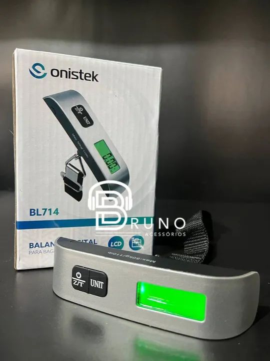 Balança Bagagem Digital Mão Com Gancho Mala 50kg  - Foto 2