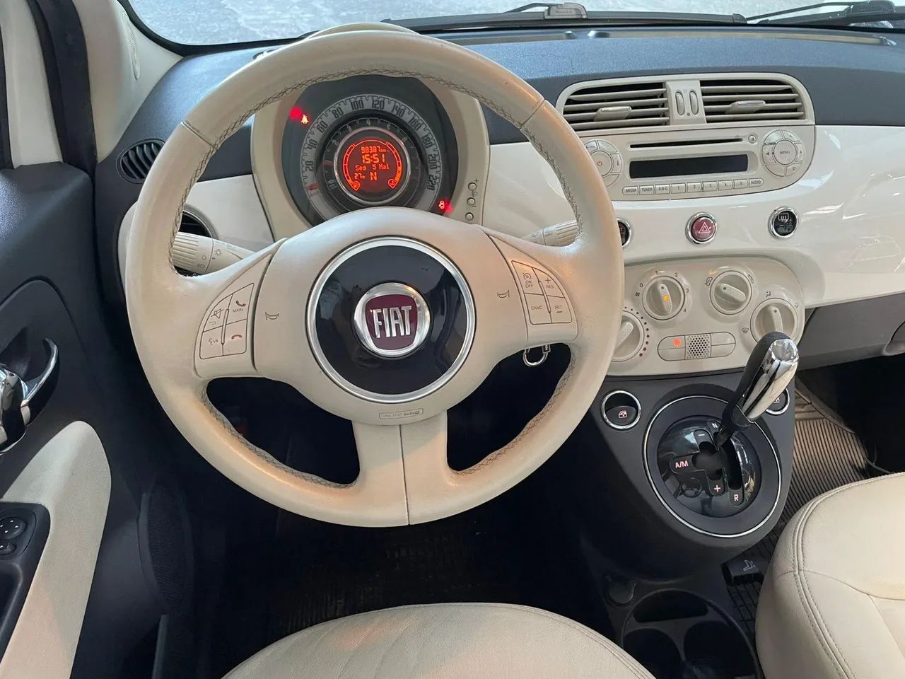 500 CULT 1.4 FLEX 8V EVO DUALOGIC  BRANCA 2011/2012 - Foto 5