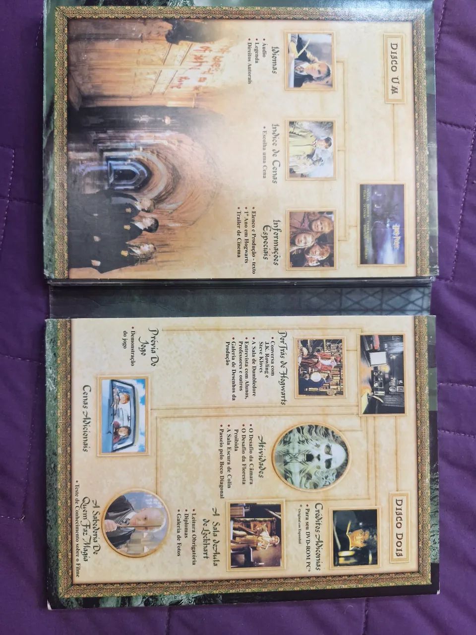 DVD  DUPLO de Harry Potter e a Câmara Secreta seminovo - Foto 2