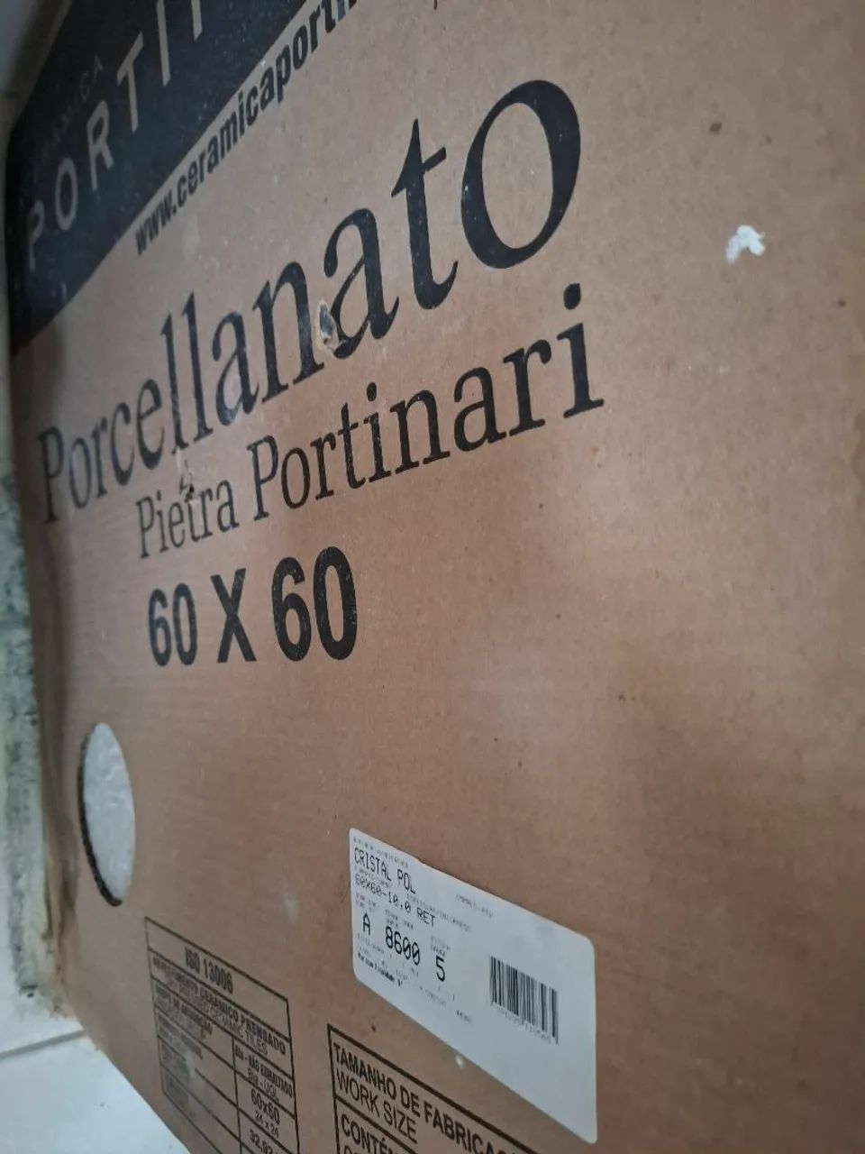 Porcelanato Pietra Portinari 60x60 - Cristal Pol