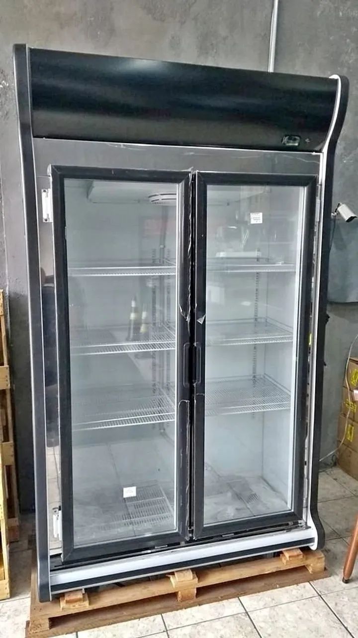 Geladeira Expositora 220v 2 portas de vidro -Novo - Foto 3