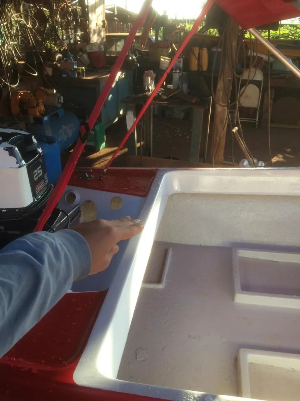 Vendo lancha motor 25 hp - Foto 11