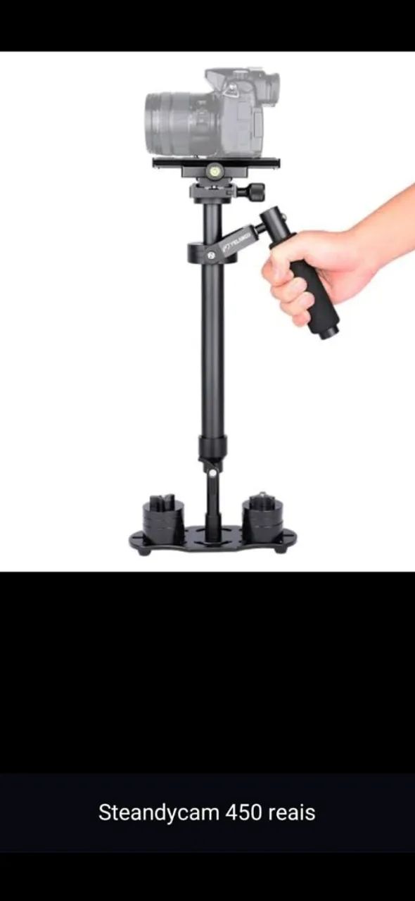 Steadicam Profissional para Câmeras e Filmadoras